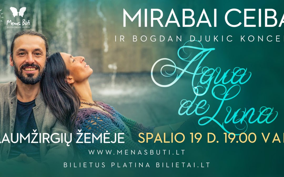 MIRABAI CEIBA Lietuvoje! Dirbtuvės ir koncertas Laumžirgių Žemėje